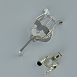 Bach 1815S Silver Leadpipe Clamp-On Stradivarius Trumpet Lyre