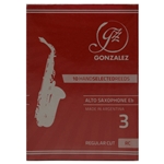 Gonzalez Regular Cut Traditional Alto Sax Reeds
