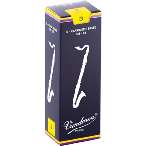 Vandoren Traditional Bass Clarinet Reeds