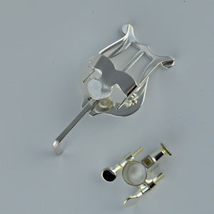 High School Music Service Bach 1815S Silver Leadpipe Clamp On Stradivarius Trumpet Lyre