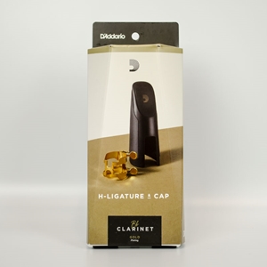 D'Addario Clarinet H-Ligature & Cap - Gold Lacquer