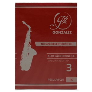 Gonzalez Regular Cut Traditional Alto Sax Reeds